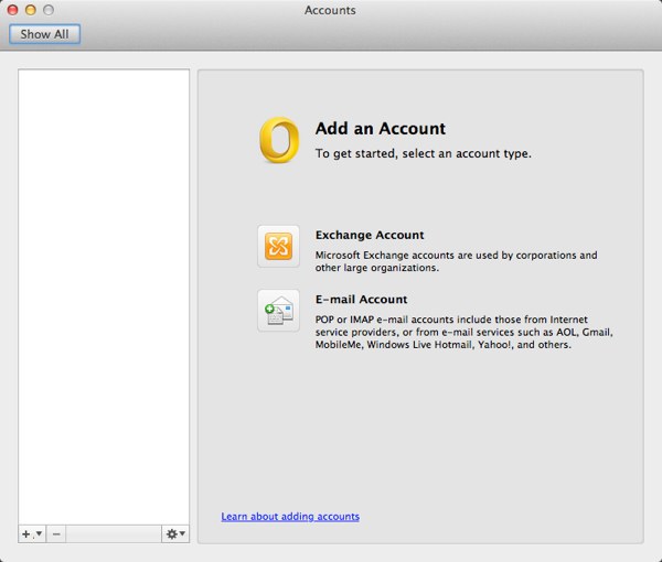 Outlook for mac add exchange account